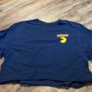 PAC-man cropped tee